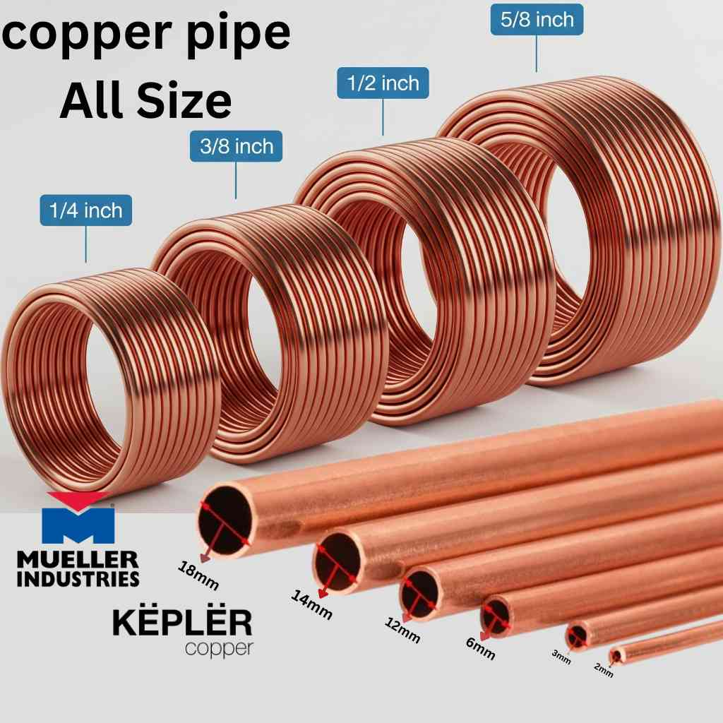 Copper Pipes for AC and Refrigenrator